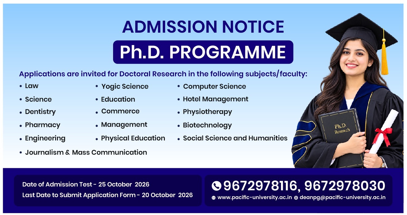 Ph.D. Programme Admission Notice